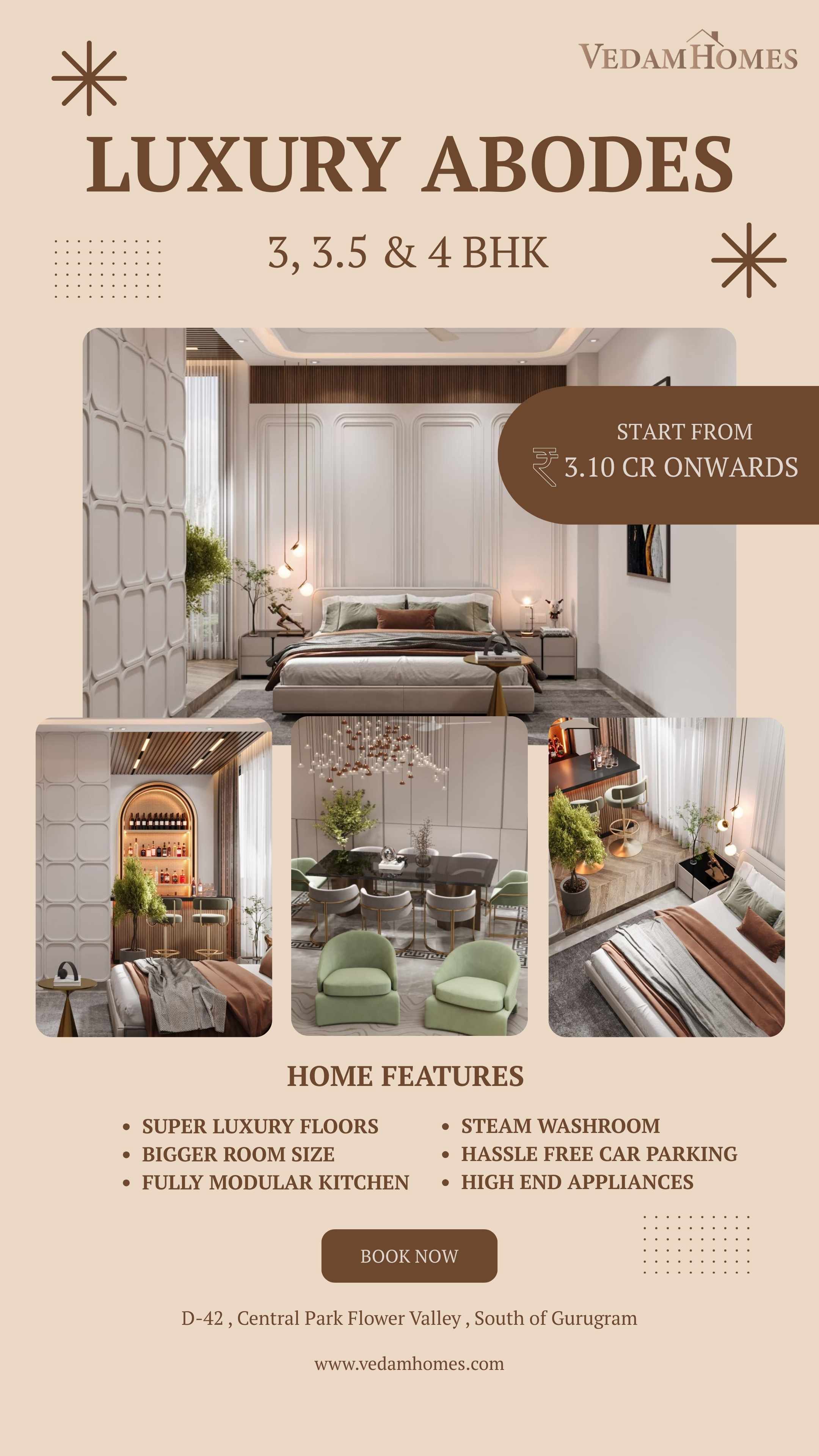 Affordable price of luxury homes Gurgaon
